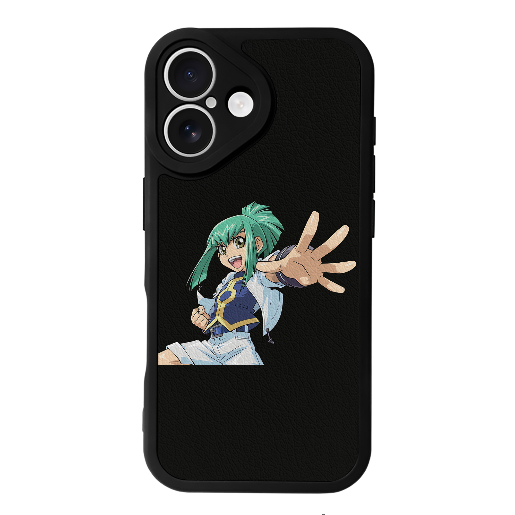 遊☆戯☆王 Yu-Gi-Oh! 【iPhone 16シリーズ対応】シリコンスマホケース（レザー調） 材質：シリコン